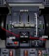 PMDG Throttle Quadrant and Fuel Valve Offsets