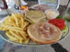 The Kalamaki Crazy Golf Double Cheeseburger 4.70 euro