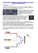 Turn A Rotary switch Into A Potentiometer