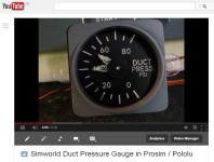 Simworld Duct Pressure Gauge.